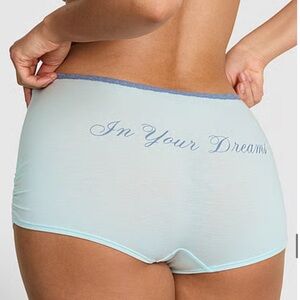 Pink vs Light Blue 'In Your Dreams' Boyshorts